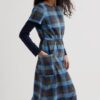Haneth Waisted Midi Dress