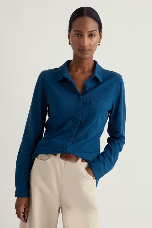 Teasel Head Organic Cotton Jersey Shirt 3 Teasel Head Organic Cotton Jersey Shirt