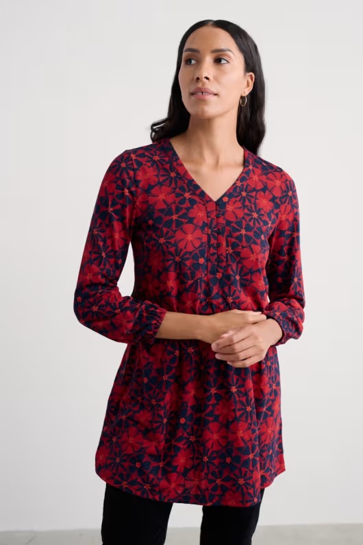Peg Loom A-Line Jersey Tunic 2 Peg Loom A-Line Jersey Tunic