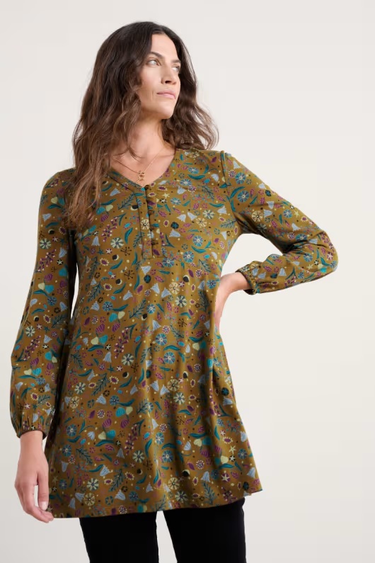 Peg Loom A-Line Jersey Tunic 3 Peg Loom A-Line Jersey Tunic