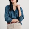 Feather Star Chambray Top