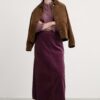 Window Wren Cord Midi Skirt