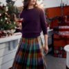 Exhibition Skirt with Dropped Waist