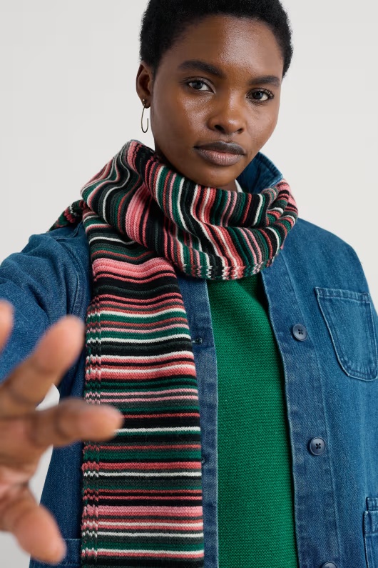 Fruity Knitted Scarf