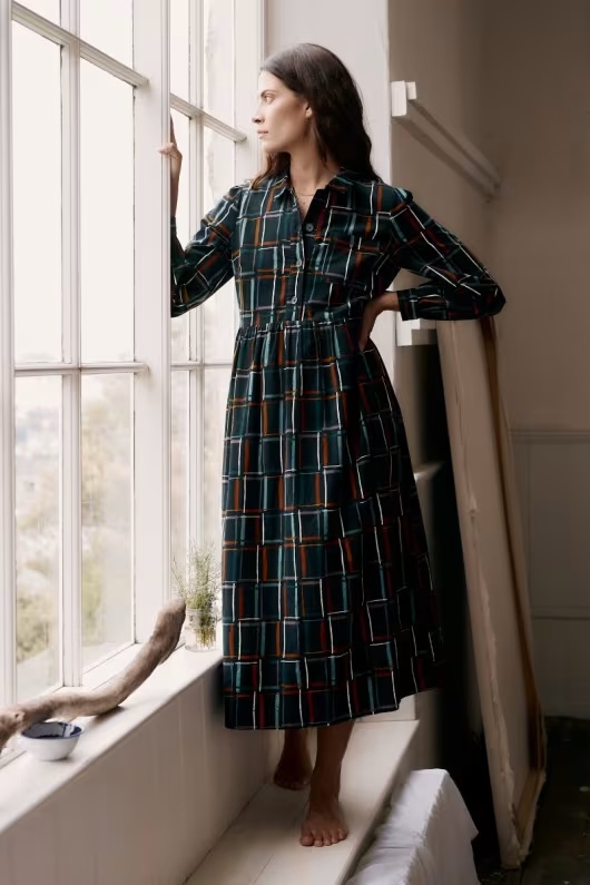 Rosina Shirt Style Midi Dress 2 Rosina Shirt Style Midi Dress