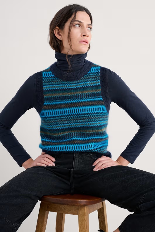 Annik Fair Isle Vest
