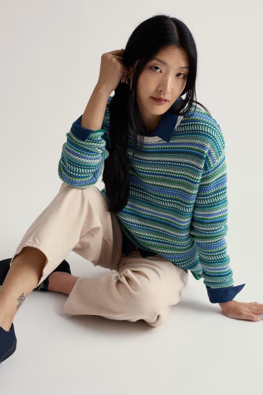 Betony Organic Cotton Stripe Jumper