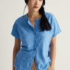 Tor Grass Yarn-Dyed Stripe Top
