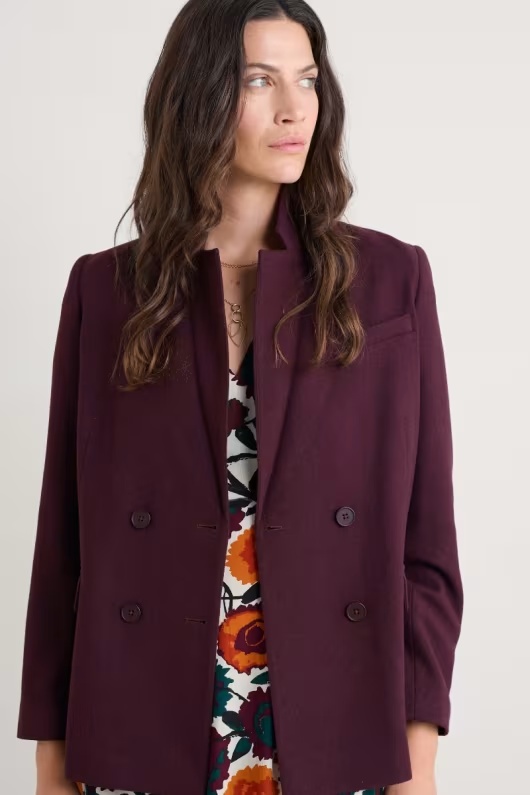 Lowena Wool-Blend Blazer