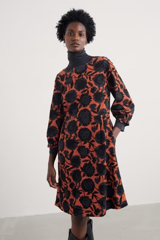 Herb Garden Organic Cotton Cord Dress
