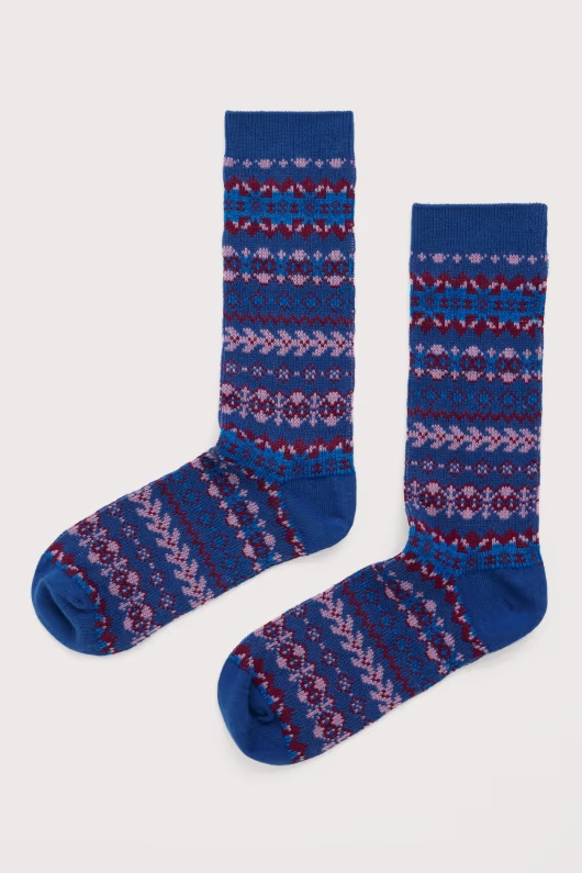 Fair Isle Bloomin Good Socks