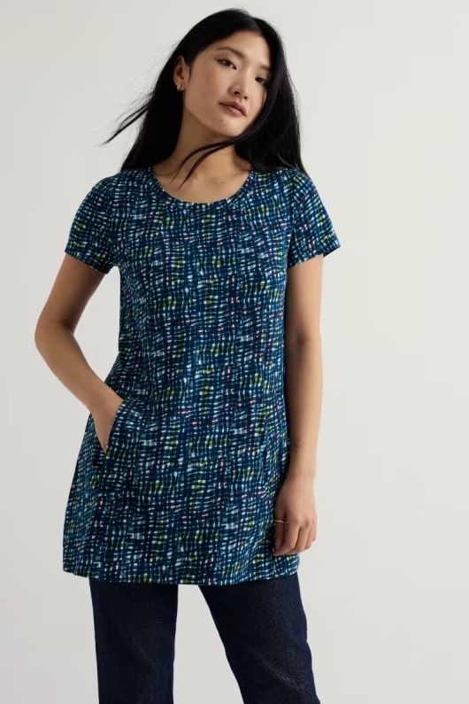 Screenprint Jersey A-Line Tunic 4 Screenprint Jersey A-Line Tunic
