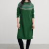 Bird Ring Fair Isle Knitted Dress