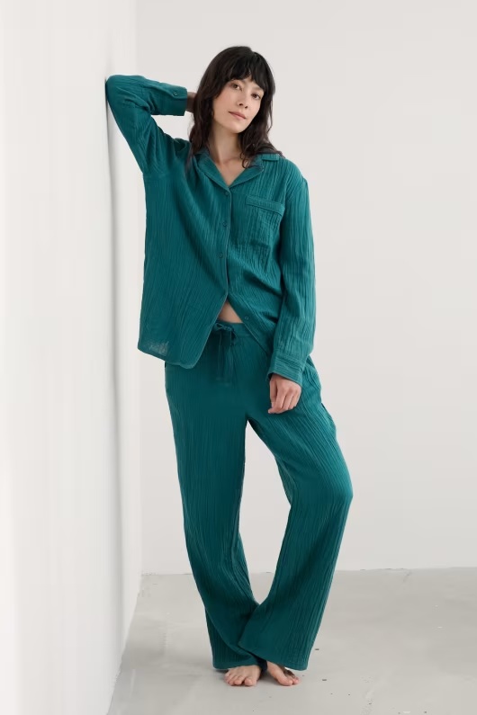 Calm Tides Pyjamas with GOTS Certified Organic Cotton