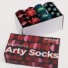Gift Box of 4 Women’s Arty Geometric Socks