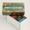 Gift Box of 4 Wildlife Pattern Women's Sailor Socks