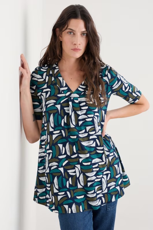 Porthgwarra V-Neck Tunic 1 Porthgwarra V-Neck Tunic