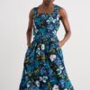 Shearwater Midi Fit-and-Flare Dress