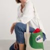 Canvas Green Seasalt Logo Tote Bag
