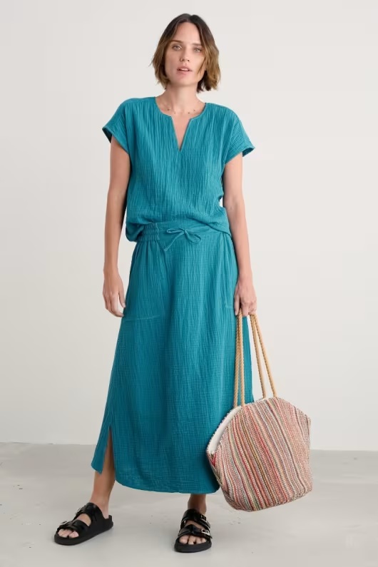 Bee Orchid Maxi Skirt