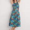 Belle Fit-and-flare Midi Dress