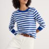 Nessa Organic Cotton Striped Sweatshirt