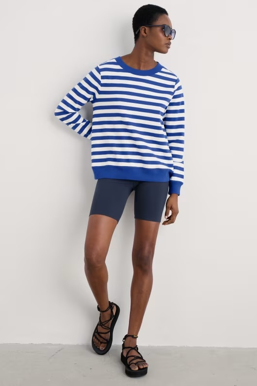 Sea Dance Cycle Shorts in GOTS-Certified Organic Cotton Jersey