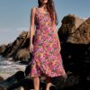 Sun Gleam Jersey Midi Dress