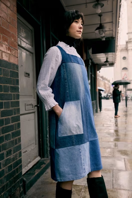 Beyond Retro x Seasalt Calican Pinafore Dress 2 Beyond Retro x Seasalt Calican Pinafore Dress