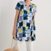 Wreathe Short Sleeve Jersey Tunic