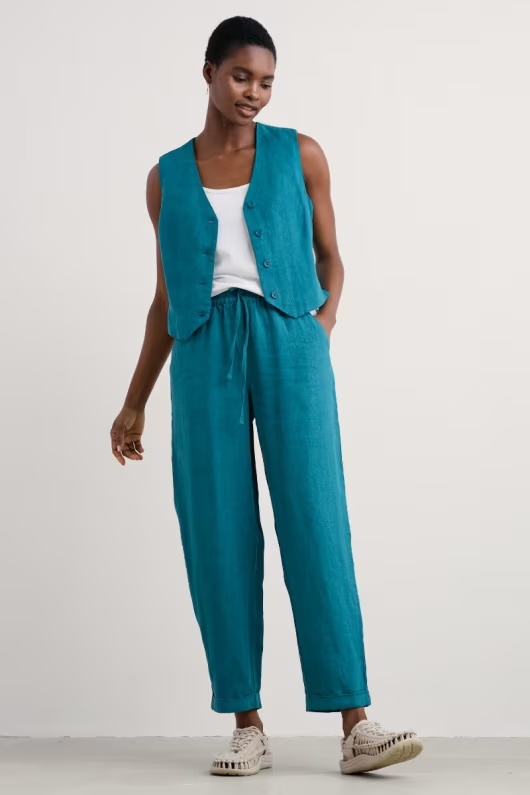 Dipping Sun Linen Trousers