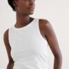 Wild Plain Racerback Vest in GOTS-Certified Organic Cotton