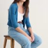 Vanessa Knitted Cardigan in GOTS-Certified Organic Cotton