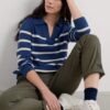 Barbizan Long Sleeve Collared Jumper