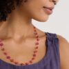 Polyantha Floral Bead Necklace