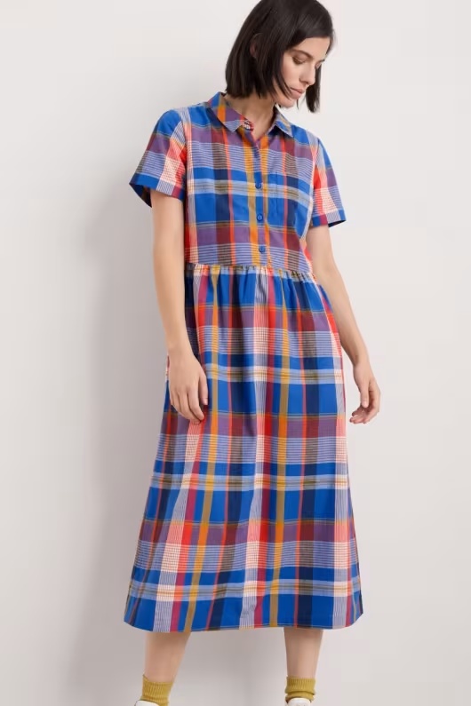 Fleet Midi Dress in GOTS-Certified Organic Cotton 1 Fleet Midi Dress in GOTS-Certified Organic Cotton