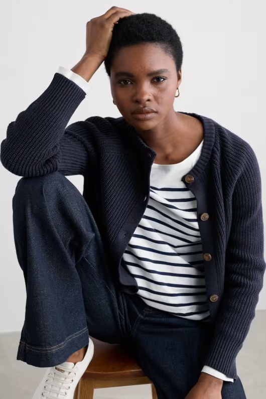 Potters Meadow Organic Cotton Knitted Cardigan 10 Potters Meadow Organic Cotton Knitted Cardigan