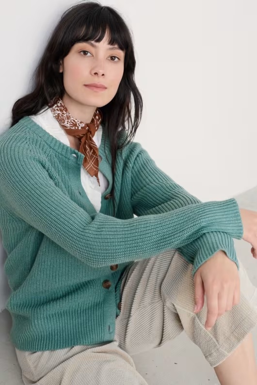 Potters Meadow Organic Cotton Knitted Cardigan 9 Potters Meadow Organic Cotton Knitted Cardigan
