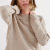 Penkestle Knitted Jumper Contains Recycled Cotton