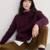 Pine Forest Cable Knit Merino Jumper