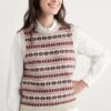 Lemon Porch Fair Isle Knitted Vest
