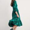 Etta Printed Above-Ankle Dress