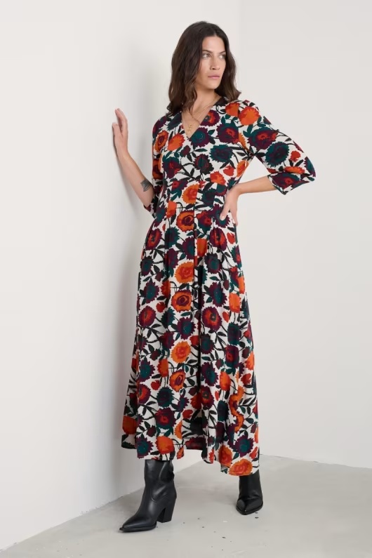 Etta Printed Above-Ankle Dress 2 Etta Printed Above-Ankle Dress