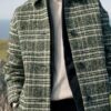 Beamwind Checked Wool Blend Coat