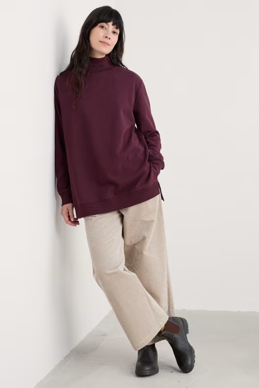 Bremble Organic Cotton Turtleneck Sweatshirt