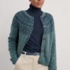 Port Kinnis Fair Isle Merino Blend Cardigan