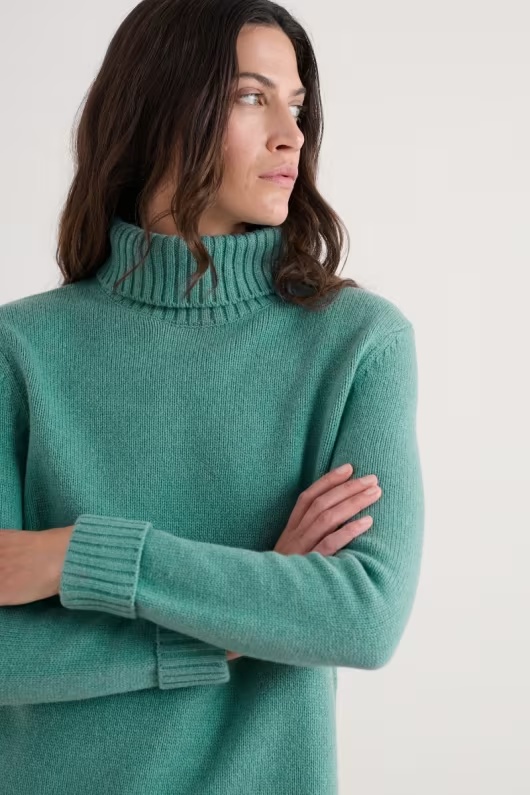 Braque Lambswool Blend Roll Neck Jumper