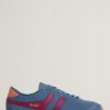 Gola Bullet Suede Trainers - Moonlight, Cerise and Terracotta