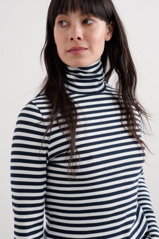 Hazel Rib Top in GOTS-Certified Organic Cotton Jersey 2 Hazel Rib Top in GOTS-Certified Organic Cotton Jersey