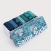 Gift Box of 7 Women's Blue Sailor Socks